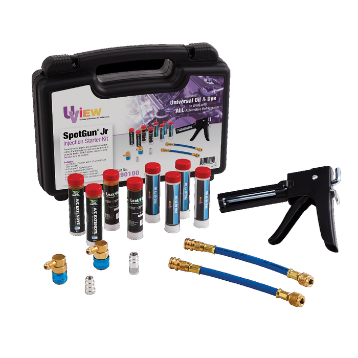 U-View 390100 Spotgun Jr R134/R1234yf Oil/Dye Starter Kit