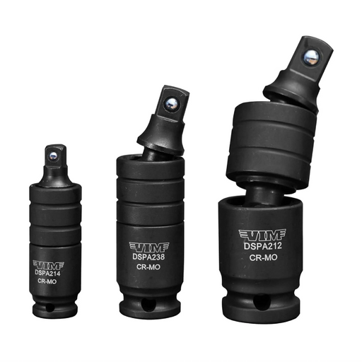 Vim DSPA200 3-Piece Impact Dual Swivel Pinless Adapter Set