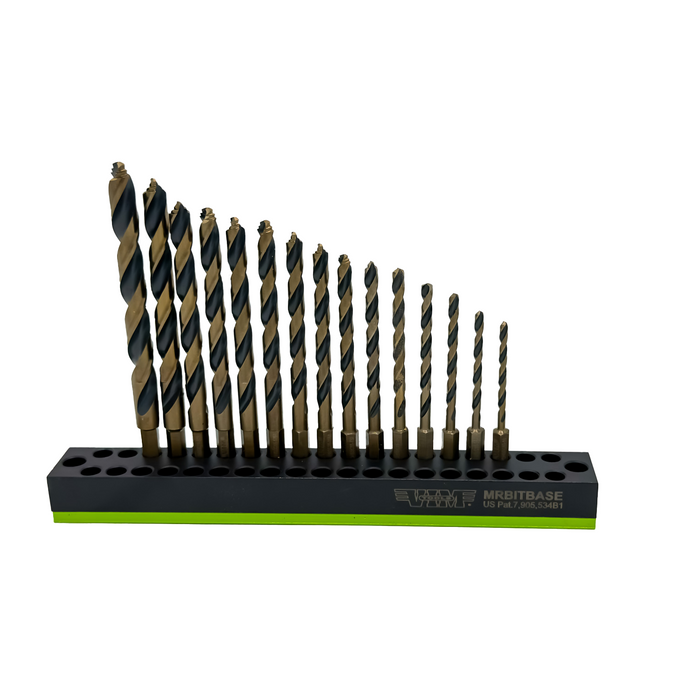 Vim PDHSSC15 15-Piece Power Drive M35 Drill Bit Set With Magnetic Base