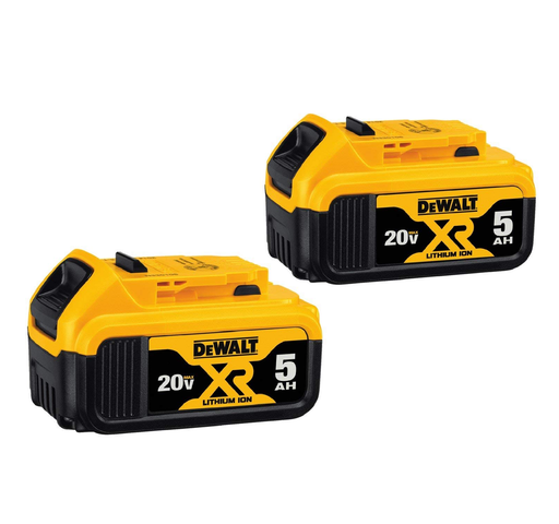 Dewalt DCB205-2 20 Volt Max XR Li-Ion 5.0ah Battery - 2 Pack