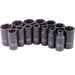 Sunex 3328 14 Piece 3/8" Drive Metric Semi-Deep Impact Socket Set