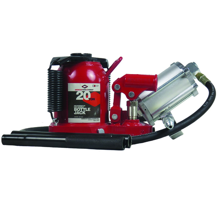 American Forge & Foundry 5621SD 20 Ton Low Profile SD Air/Hydraulic Bottle Jack