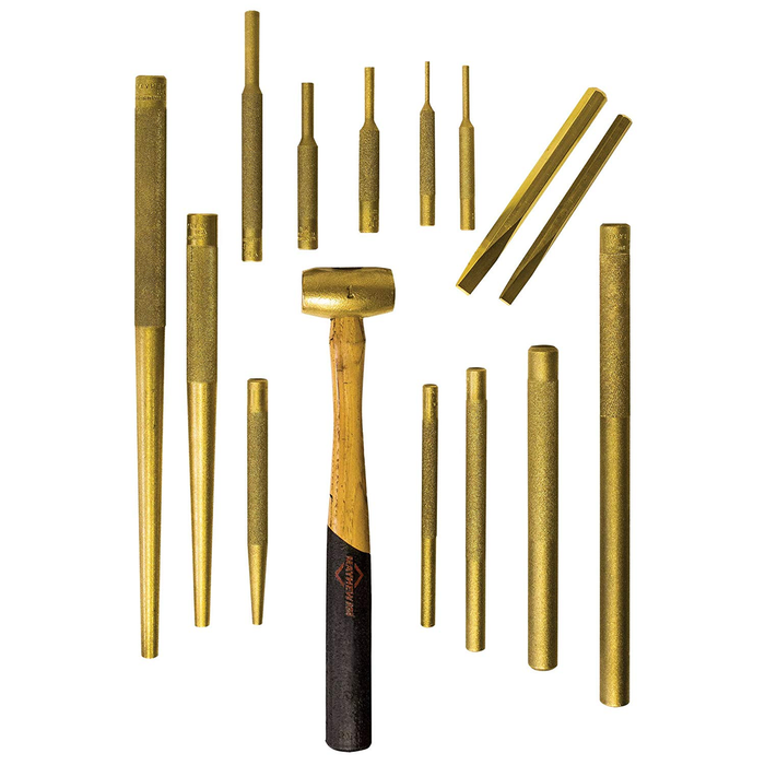 Mayhew 61369 15 Piece Brass Kit Assortment