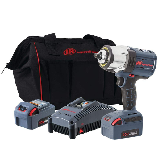 Ingersoll Rand W7152-K22 1/2" Drive 20 Volt Cordless HD Impact Wrench Two Battery Kit