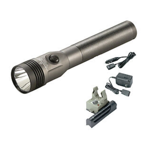 Streamlight 75688 Stinger LED Grey AC/DC Piggyback Flashlight Kit