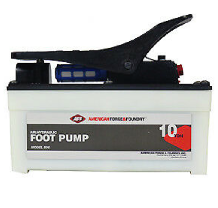 American Forge 806 10 Ton Air/Hydraulic Foot Pump
