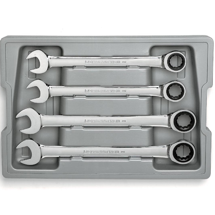 Gearwrench 9413 4 - Large Ratcheting Combination Metric Wrench Set
