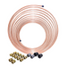 AGS CNC-325K 3/16" x 25' Nickel Copper Brake Line Coil and Tube Nut Kit