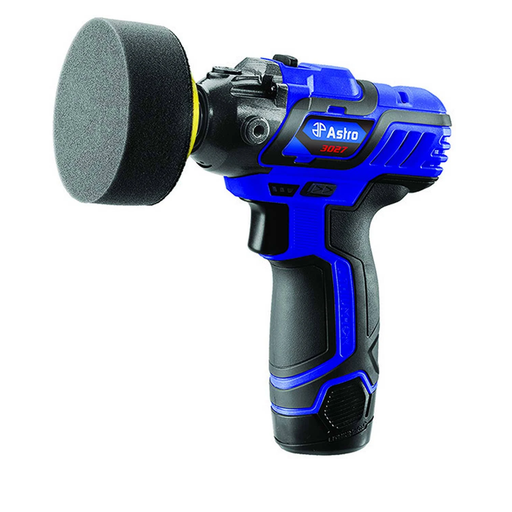 Astro Pneumatic 3027 12V 3" Mini Cordless Polisher with 2 Batteries