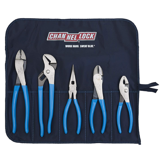 Channellock TR-1 5-Piece Tool Roll Set