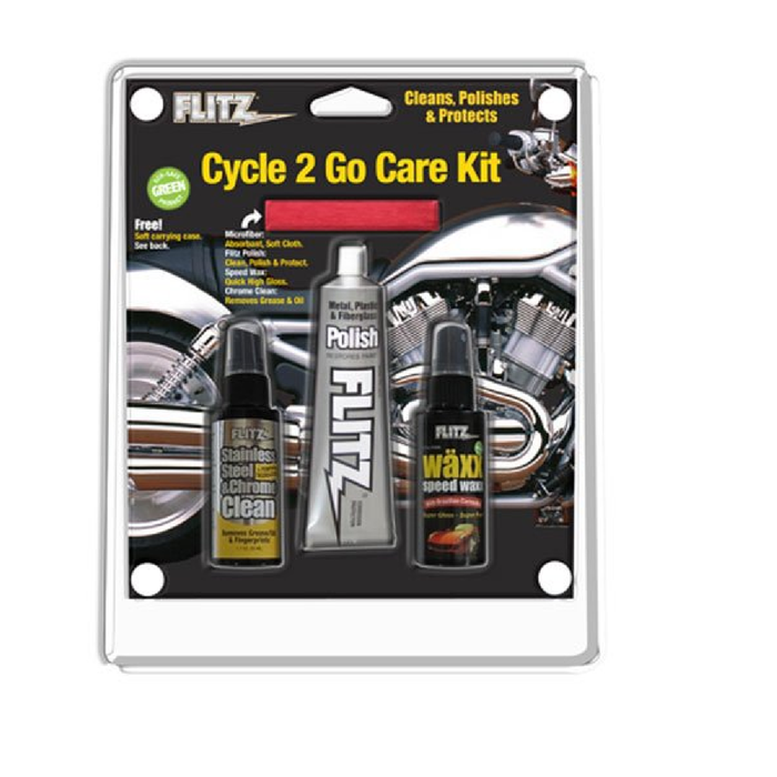 Flitz CY41503 Cycle 2Go Polish and Care Kit