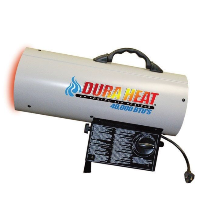 DuraHeat GFA40 40K Torpedo LP Forced Air Heater- Fixed output