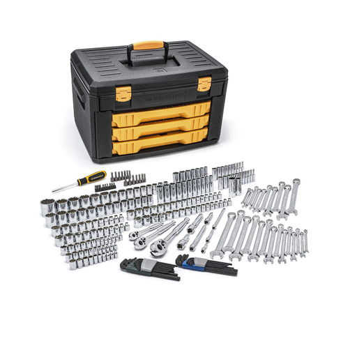 Gearwrench 80942 239-Piece Complete Mechanics Tool Set 1/4" -1/2" Drives