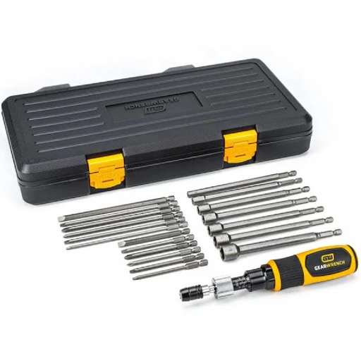 Gearwrench 89620 20-Piece 1/4" Drive Torque Screwdriver Set 10-50 in/lbs