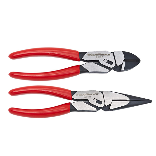 Gearwrench 82124 2-Piece Pivot Force Compound Action Pliers Set