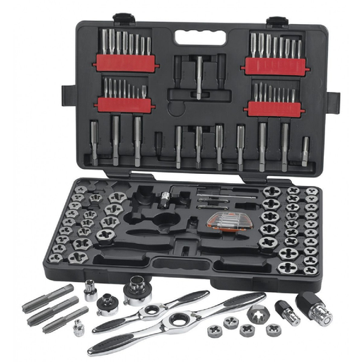 Gearwrench 82812 114-Piece SAE/Metric Combination Tap and Die Set