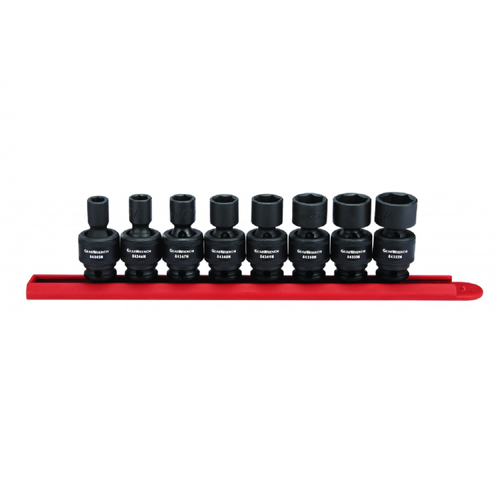 Gearwrench 84917N 8-Piece 3/8" Drive Universal Impact Socket Set - 6 Point SAE