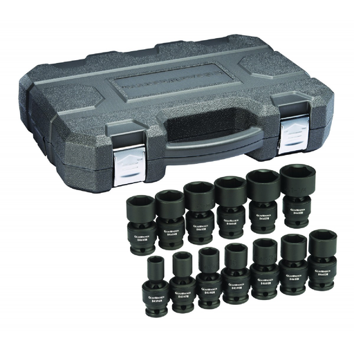 Gearwrench 84938N 13-Piece 1/2" Drive SAE Universal Impact Socket Set - 6 Point