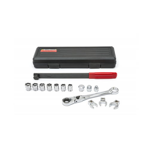 Gearwrench 89000 15 Piece Serpentine Belt Tool Set with Locking Flex Head Ratcheting Wrench