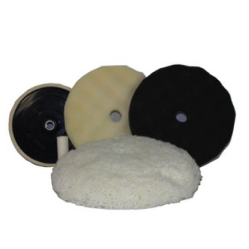 Hi-Tech BK-4 Wool and Foam Detail Kit With Velcro Pad