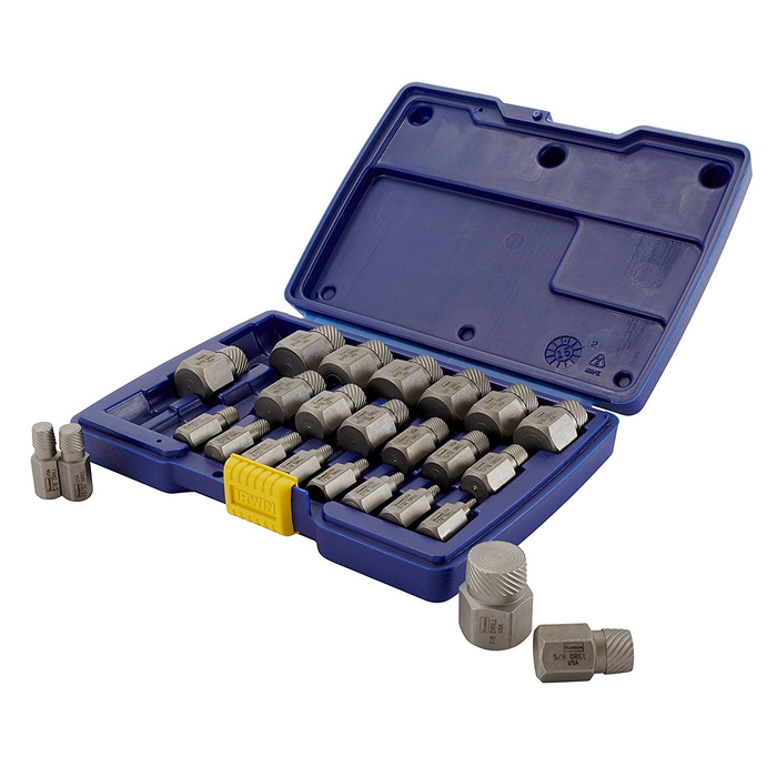 IRWIN 53227 25 Piece Multi Spline Screw Extractor Set (1/8"-7/8")
