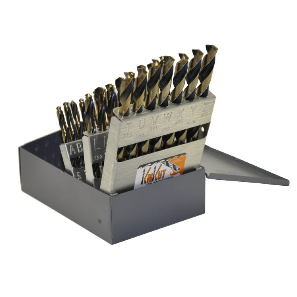 KNKUT 26KK5 26 Piece Jobber Length Letters AZ Drill Bit Set — 1SourceTool