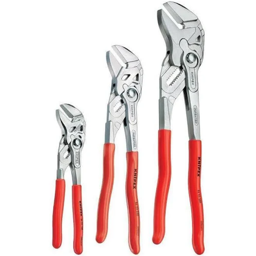 Knipex 00 20 06 US2 3-Piece Smooth Jaw Plier Set