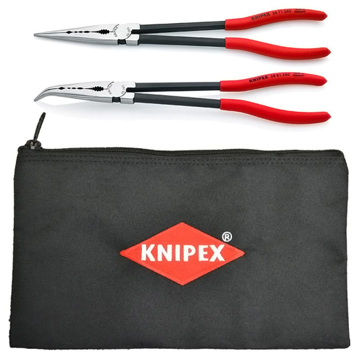 Knipex 9K 00 80 128 US 2-Piece Needle Nose Pliers Set with Pouch