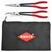 Knipex 9K 00 80 128 US 2-Piece Needle Nose Pliers Set with Pouch
