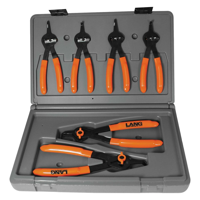 Lang Tools 3597 6-Piece Quick Switch Snap Ring Pliers Set