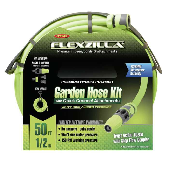 Legacy HFZG12050QN 50' Flexzilla® Garden Hose Kit