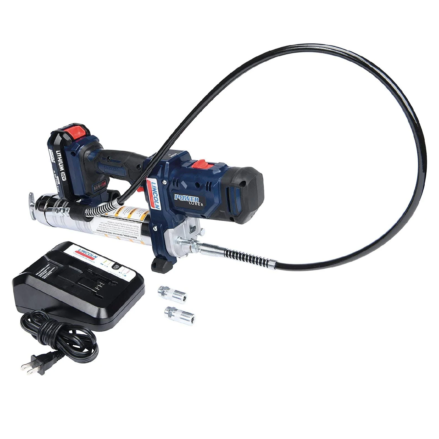 Lincoln Industrial 1886 2-Speed 20V Grease Gun Kit โ 1SourceTool