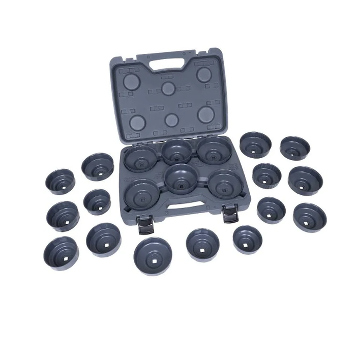 Lisle 61460 21-Piece HD End Cap Oil Filter Wrench Set