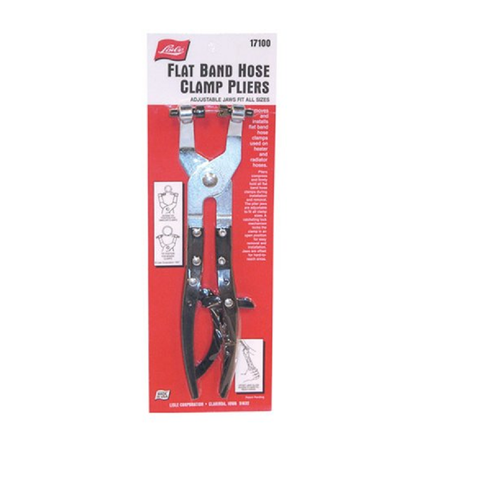 Lisle 17100 Adjustable Flat Hose Clamp Pliers