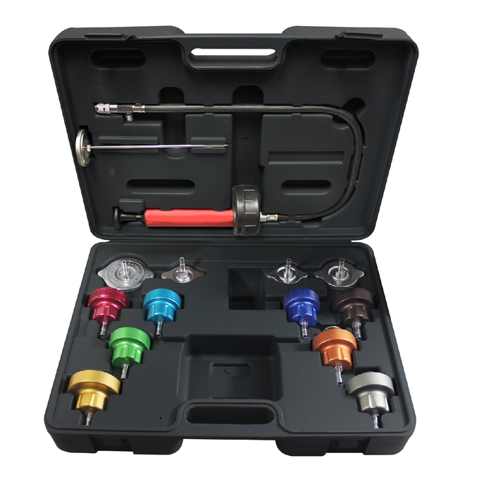 Mastercool 43300 14-Piece Cooling System Pressure Test Kit - Free Shipping