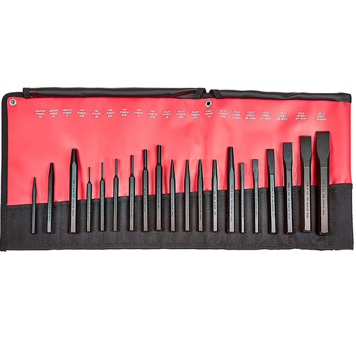 Mayhew 32090F 20-Piece Pneumatic Punch & Chisel Set
