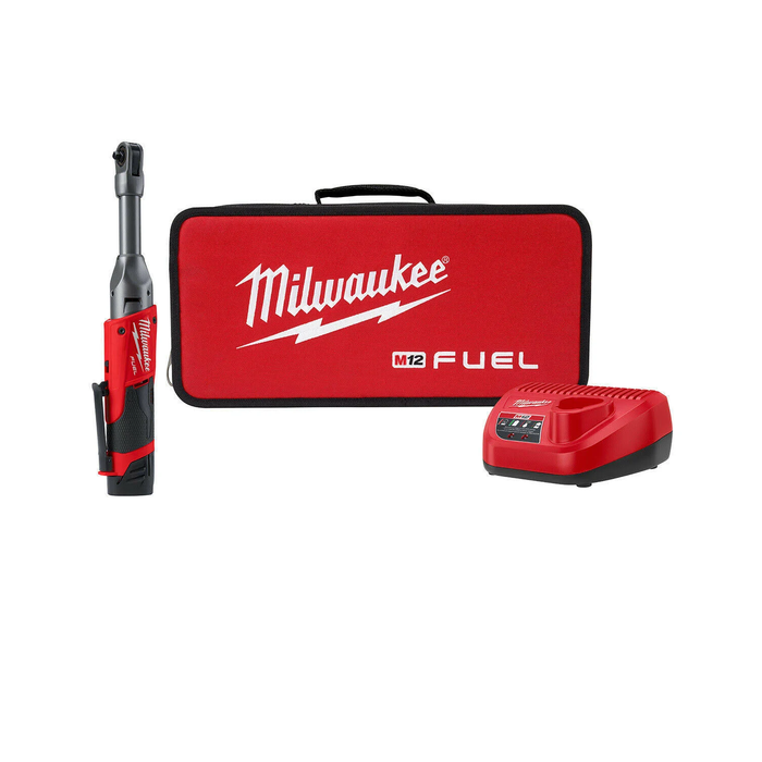 Milwaukee 2559-21 M12 Fuel 1/4" Extended Reach Ratchet Kit