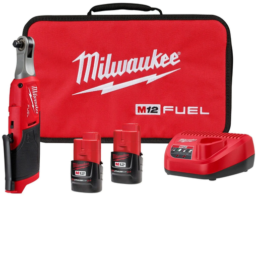 Milwaukee 2567-22 M12 Fuel 3/8" High Speed Ratchet Kit