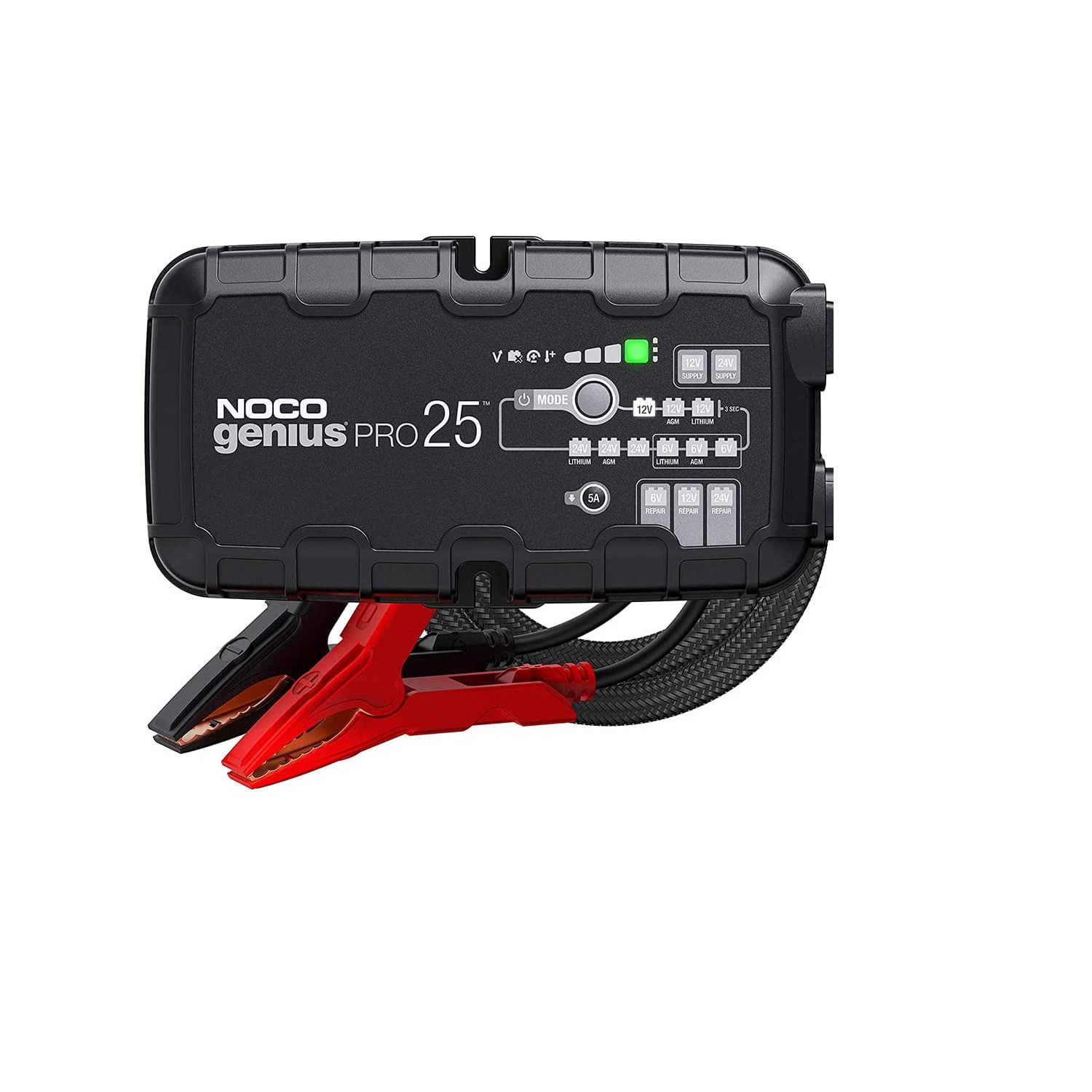 NOCO GENIUSPRO25 25A Battery Charger, Restorer, and Jump Starter —  1SourceTool