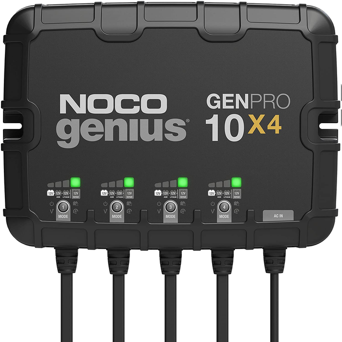 NOCO GENPRO10X4 4-Bank 40 AMP Onboard Battery Charger