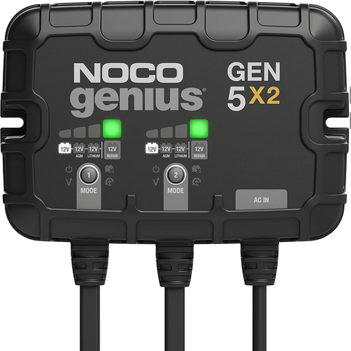 NOCO Genuis GEN 5X2 2-Bank 10 MPA Onboard Battery Charger