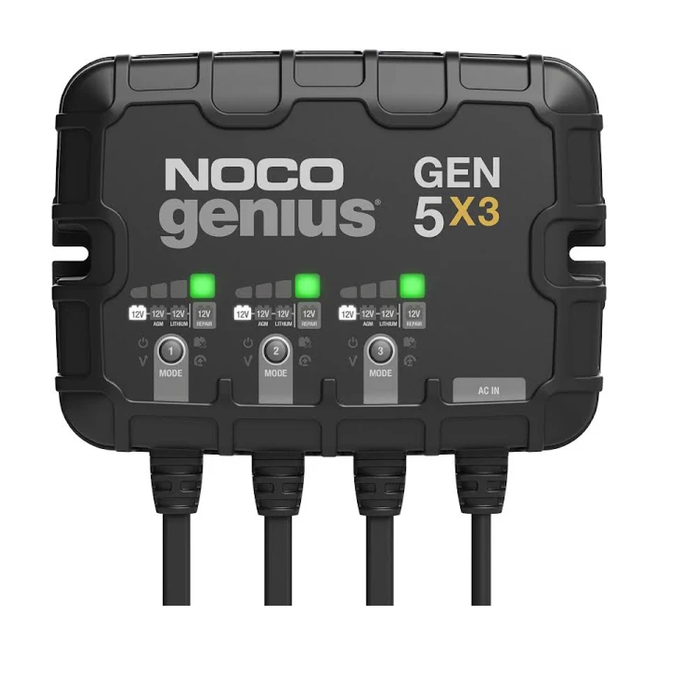 Noco GEN5X3 3-Bank 15A Onboard Battery Charger