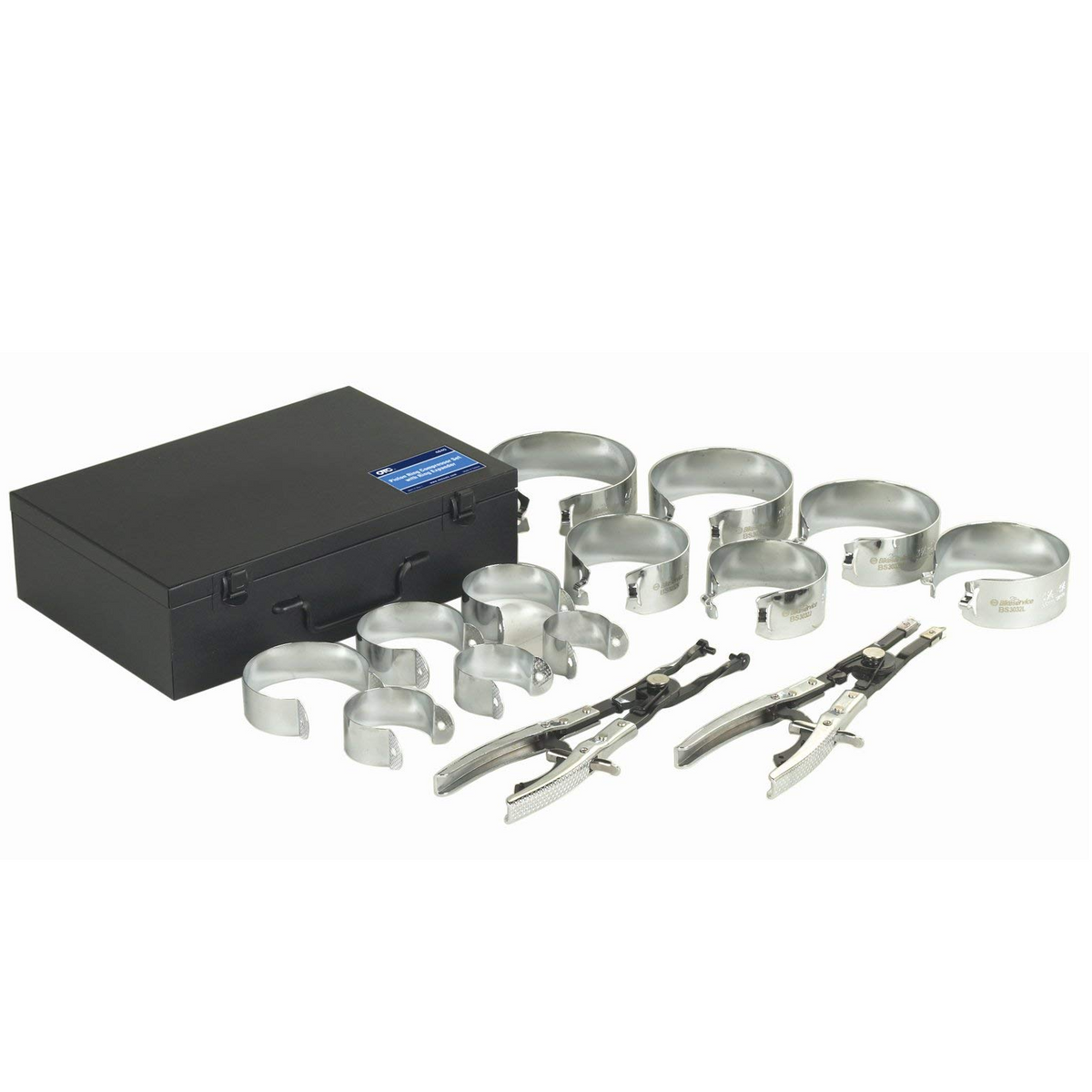 Expander Ring Compression OTC 4840 Piston Ring Compressor Set w/Ring Expander — 1SourceTool