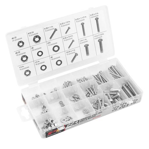 Performance Tool W5358 224 Piece Stainless Steel Assortment