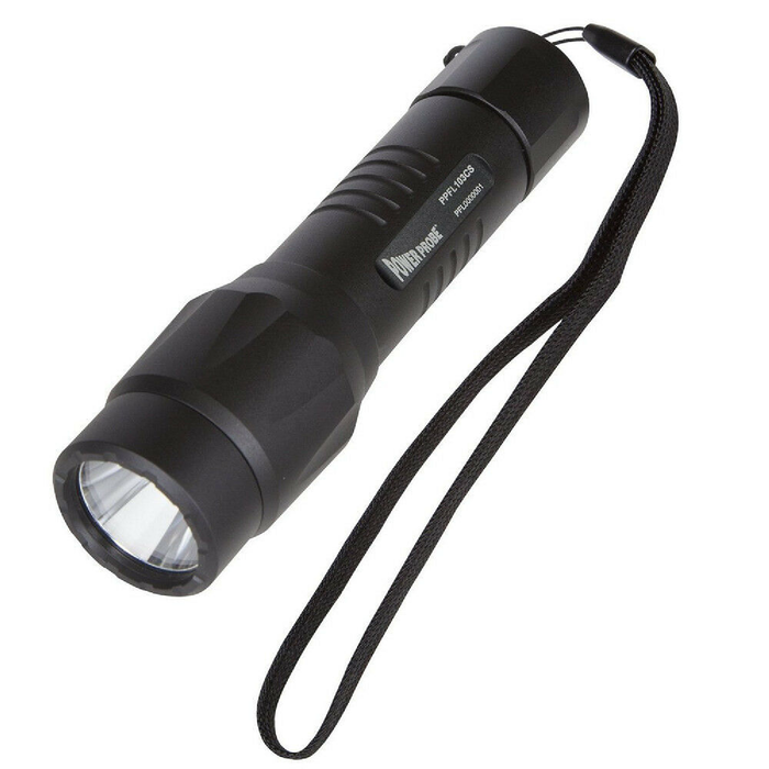 Power Probe PPFL103CS 103 Black LED Rechargeable Flashlight