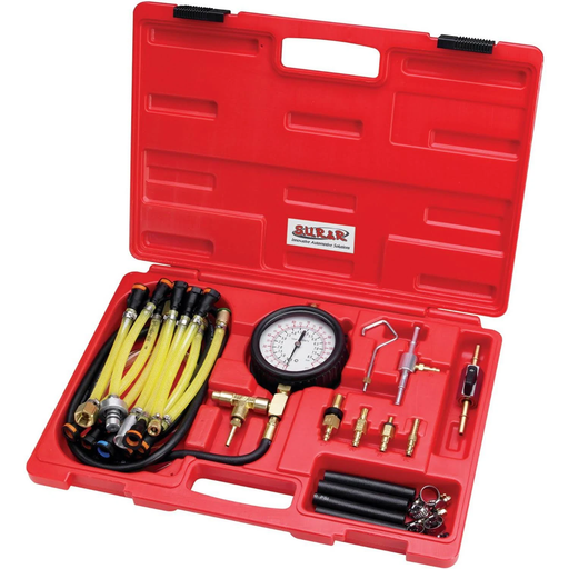 S.U.R & R FPT22 Deluxe Fuel Injection Pressure Tester Kit