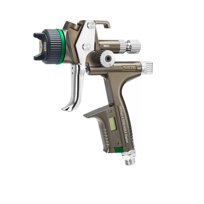 SATA HVLP X5500 Digital Gun 1.3 I Spray Pattern With RPS Cups 1062017
