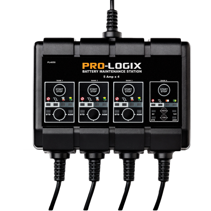 Solar Pro-Logix PL4050 12V 4x5AMP Battery Maintenance Station