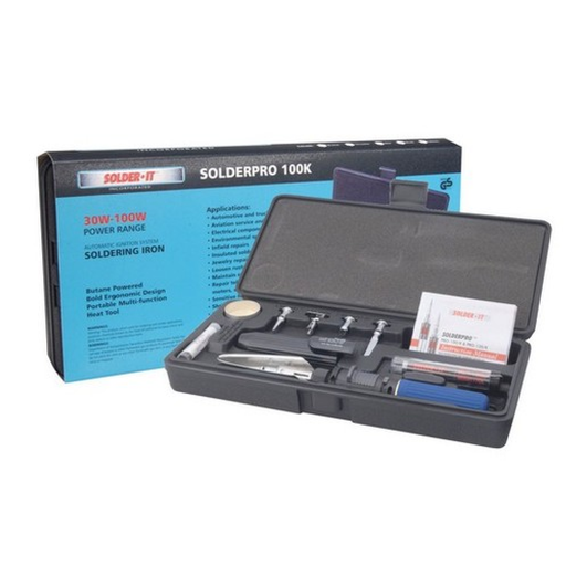 Solder-It PRO100K Pencil Butane Soldering Kit with Auto Start Ignition