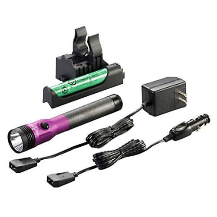 Streamlight 75492 Purple DS Stinger LED HL AC/DC with Piggyback Charger 800 Lumens - Free Shipping